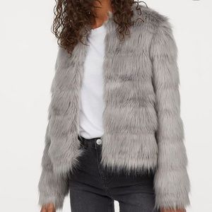 H&M fur coat